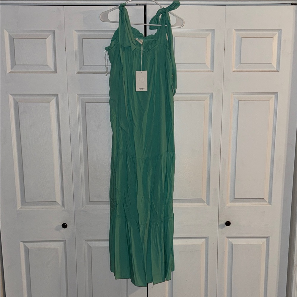 Andree Green Maxi Dress